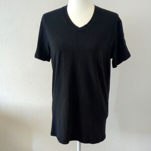 Lululemon Men's 5 Year Basic V-Neck Tee | Black | S | Athleisure Gym to Street